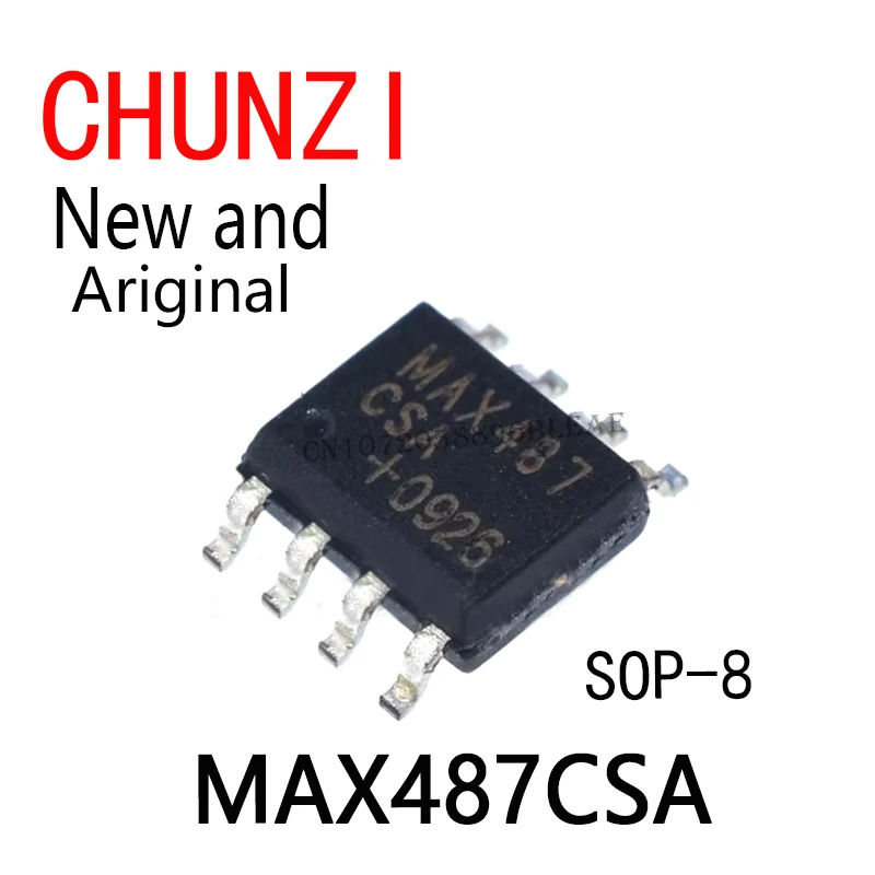 50PCS New and Original SMD MAX487 SOP-8 MAX487CSA