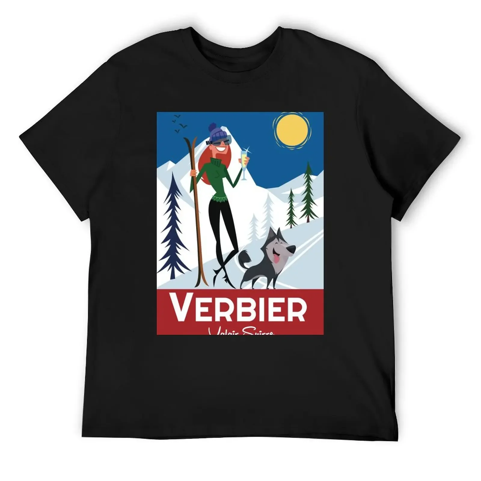 Verbier poster T-Shirt Blouse anime clothes essential t shirt Short sleeve tee mens white t shirts