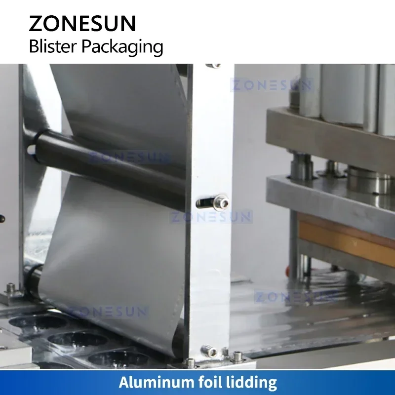 ZONESUN ZS-DDP270 Automatic Blister Packing Machine for Liquid Filling & Sealing in Food and Cosmetic Lines
