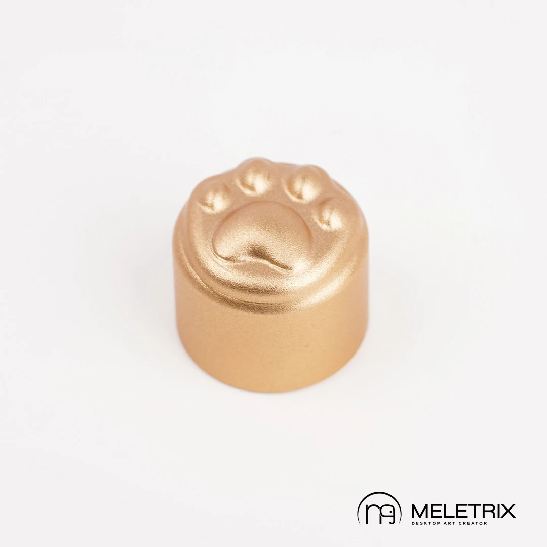 

Meletrix ZOOM Keyboard Knob Custom Metal Buttons Cute Aluminum Mirror PVD Knob Buttons Mechanical Keyboard Accessories Switches