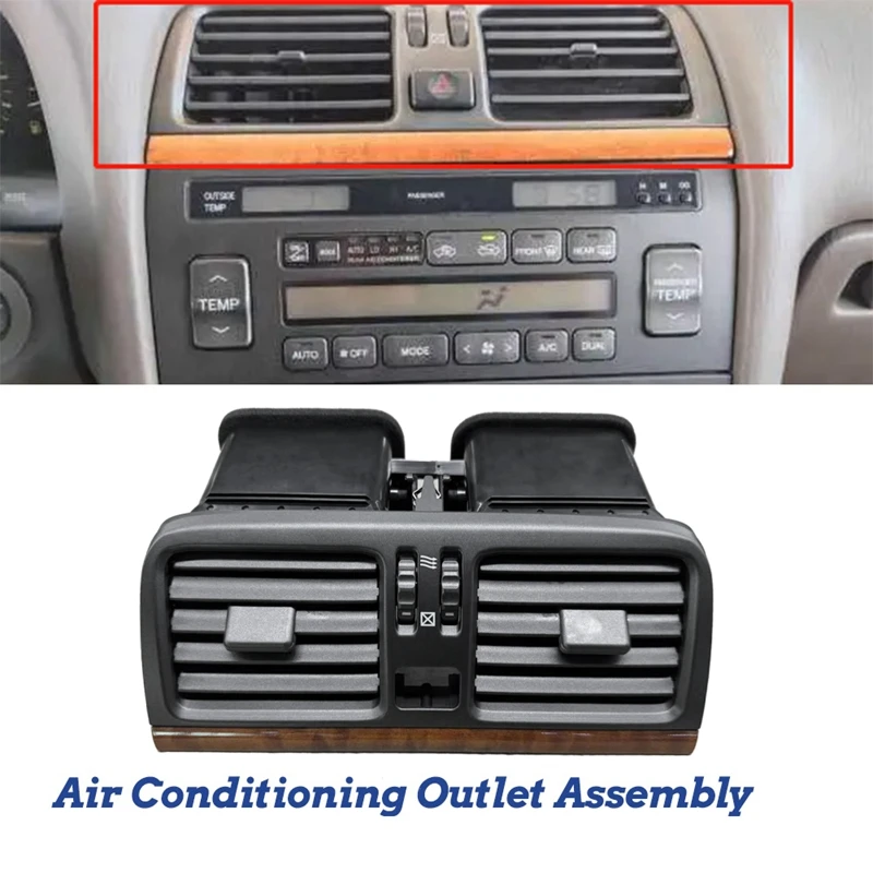 Car Center Console Dashboard Air Conditioning Outlet Assy For Toyota Lexus 400 LS400 1998-2000 A/C Air Vent Grille Trim Parts