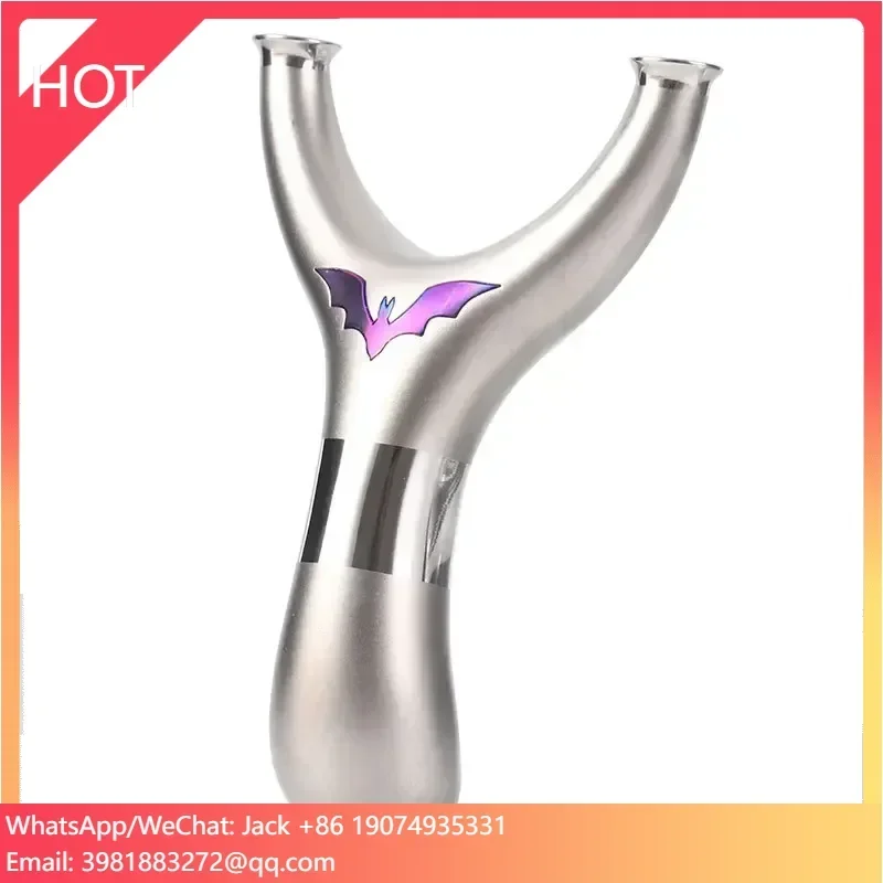 Precision Shooting Titanium Alloy Slingshot Mirror Outdoor Competitive Slingshot Hunting