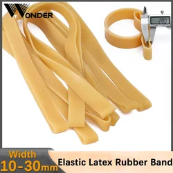 High Elastic Yellow Rubber Ring Sturdy Powerful Elastic Latex Rubber Band Perimeter 800-1500mm Width 10-30mm