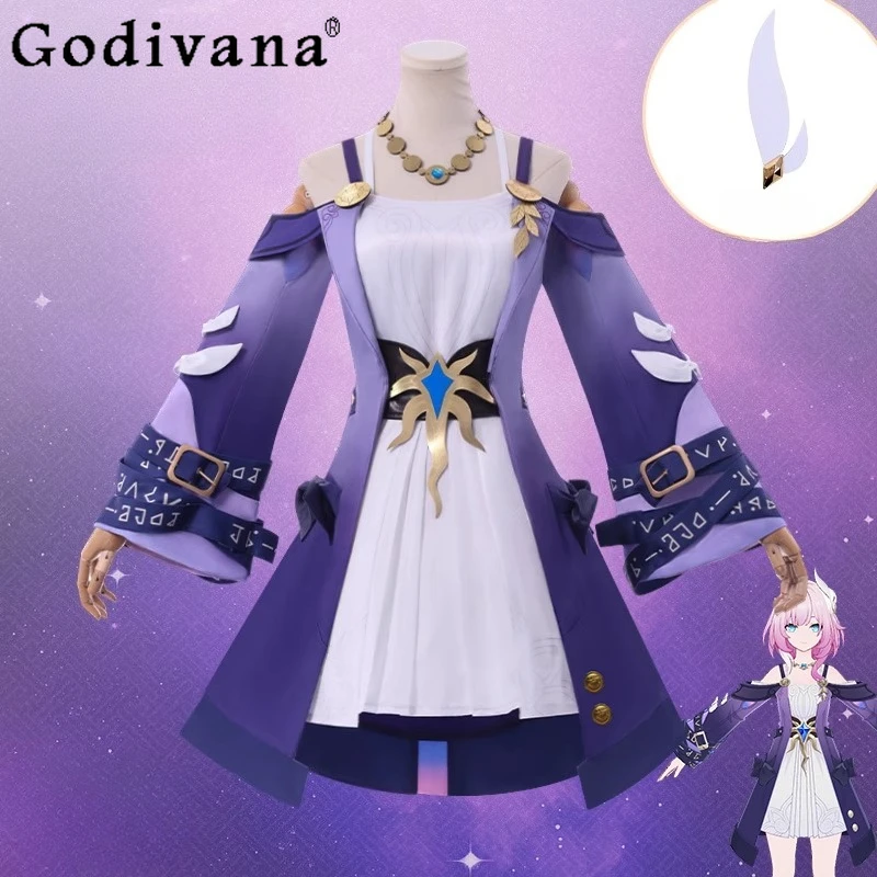 

Women Uniform Halloween Carnival Party Dress Star Rail Cyrene Cosplay Costume Dress Girls Christmas Play Role Clothing Outfits