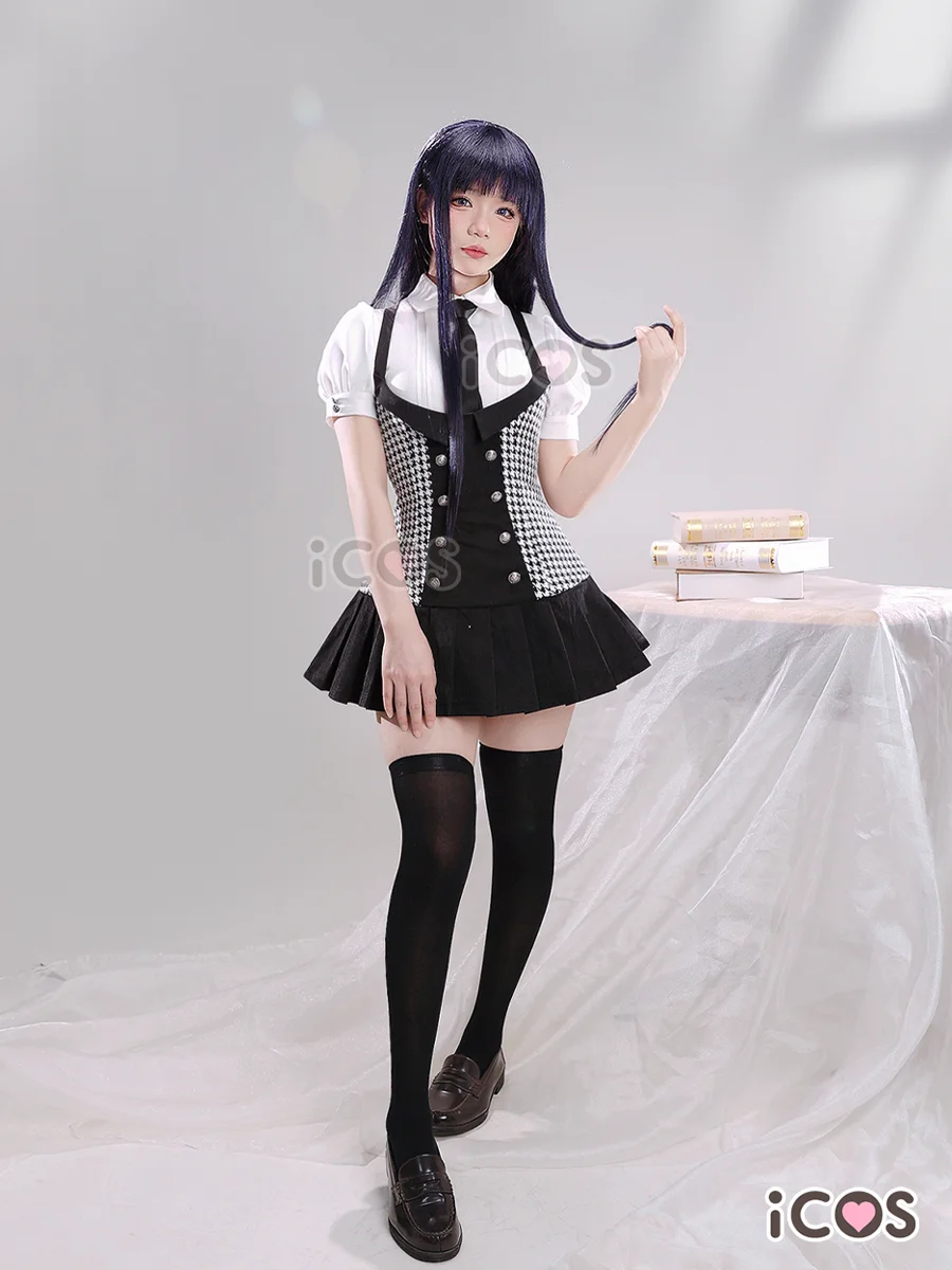 KIYO KIYO Anime Shirakiin Ririchiyo Roromiya Karuta JK Cosplay Costume