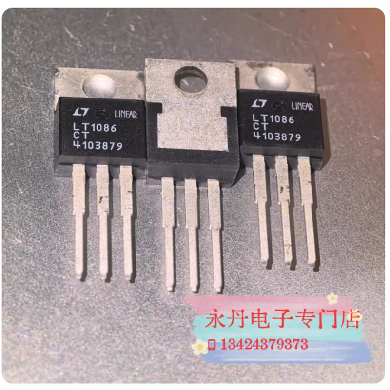 Brand new original genuine imported stock LT1086CT, adjustable, TO-220-3 original tube can be directly photographed