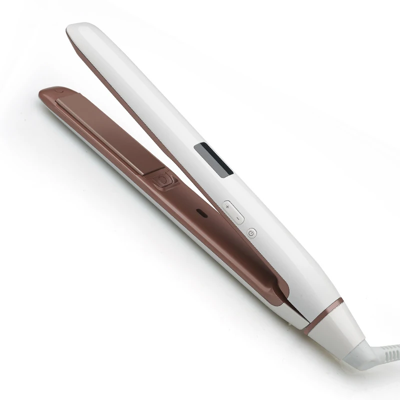 Hair Straightener 2 in1 Titanium Professional Titanium Flat Iron with Digital LCD Display