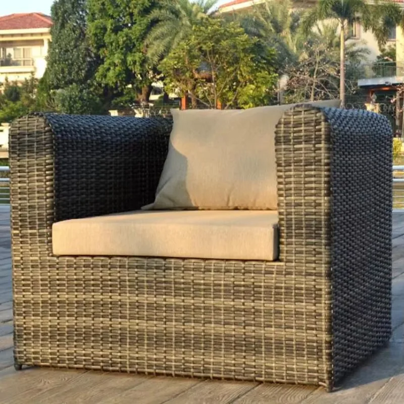 Modern Weather-Resistant Outdoor Furniture Cheap Rattan Wicker Garden Sofa Sets for Hotels Villas Parks