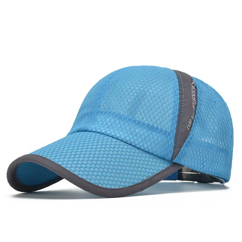 Atmungsaktive Mesh Baseball Cap Snapback Trucker Caps Männer Visier Baseball Hut Frauen Outdoor Streetwear Hip Hop Knochen