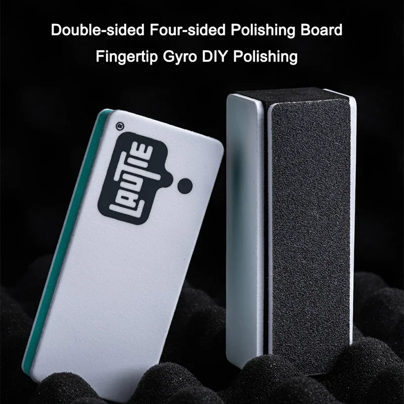LAUTIE Vingertop Gyro Polijstbord Fidget Spinner Polijstblok DIY Accessoires Gereedschap