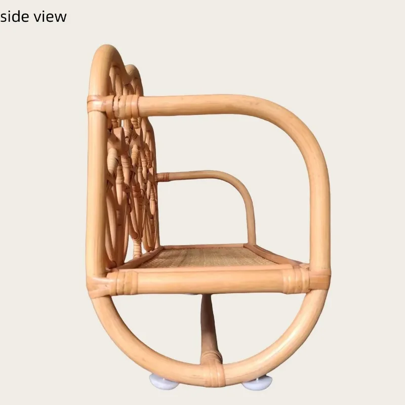 1 قطعة خمر الروطان سرير بيبي كرسي الوليد استوديو صور اطلاق النار الدعائم وظيفية الرضع التصوير الأثاث النمو تذكارية #4