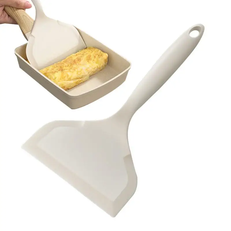 Pá de silicone espátula utensílios de cozinha carne ovo raspador de cozinha ampla pá de pizza fritar espátula antiaderente ferramentas para casa