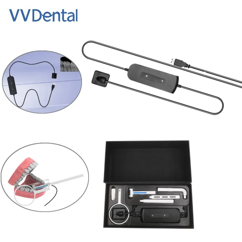 

VV Стоматологическая горячая распродажа HD-изображение Цифровой рентгеновский датчик Съемочная машина Простая в использовании профессиональное оборудование для клиники Внутреоральная камера