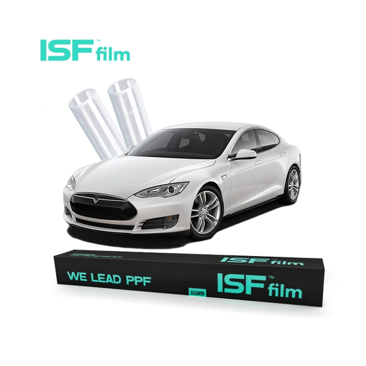 Hot selling:ISF Self Healing Car TPU PPF Film 8.3mil Clear Car Paint Protection with 5 Year Warranty Body -Scratch Function