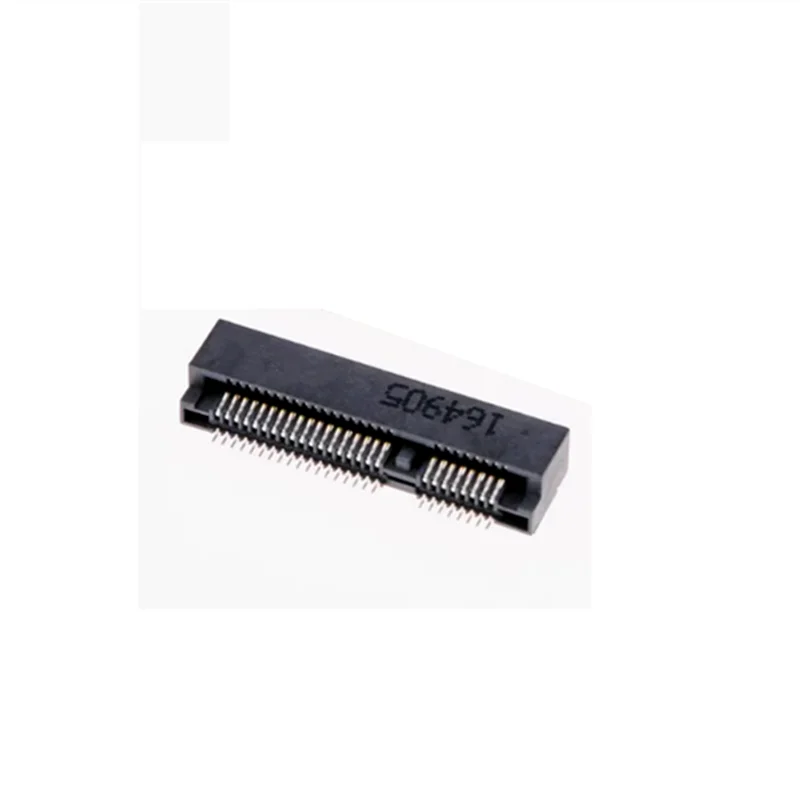 2/5pcs 52PIN MINI PCIE PCI-E SOCKET msata connector Height: 4.0mm 5.2mm 5.6mm for NoteBook Computer