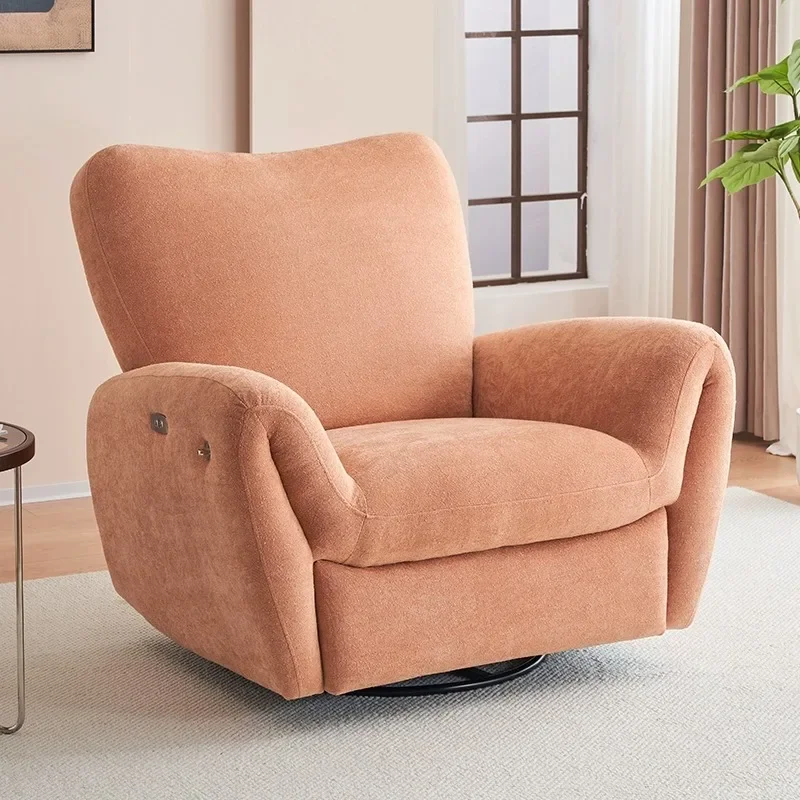 Floor Rocking Chairs Luxury Swivel Modern Massage Reading Lounge Armchair Nordic Bedroom Relax Poltrona Living Room Furniture