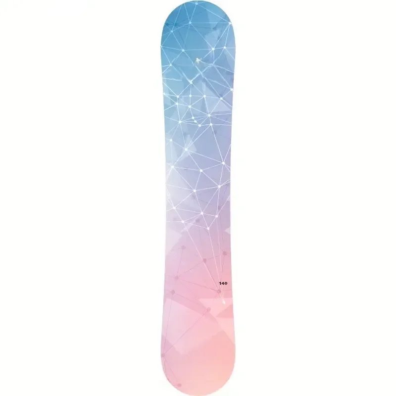 Responsive Adult Snowboard - Durable 141cm poplar core, optional carbon fiber, customizable for Chinese winter sports