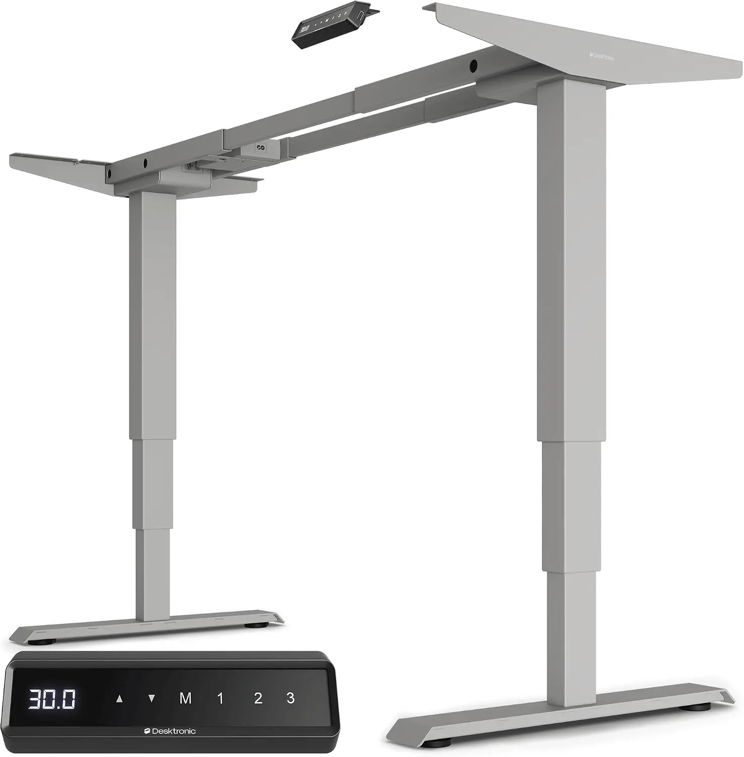 Adjustable Standing Desk Frame Ergonomic Sit Stand Electric Dual Motors 353 lbs USB USB C Charging Wobble Free Touchscreen 3 Mem