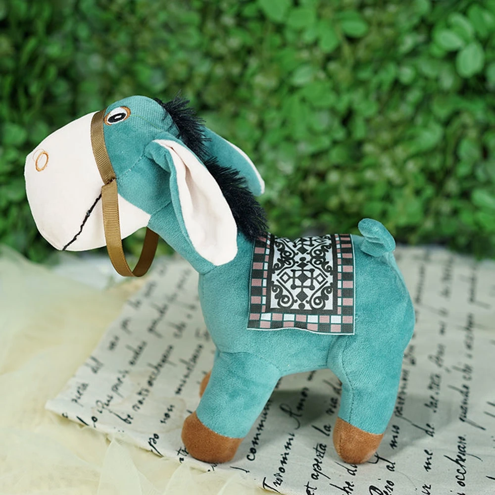 30CM Market Donkey Plush Toy Cute Creative Birthday Gift Cartoon Mount High Appearance Level Many Colors Mule Doll Festival Gift