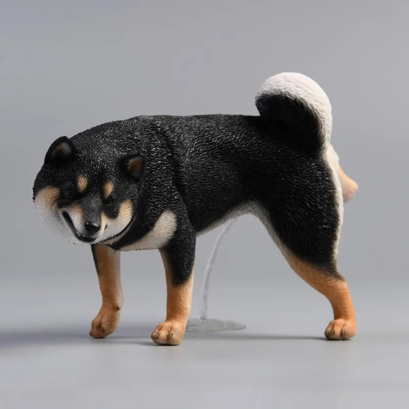Modèle Shiba Inu en résine animale, échelle JXK1/6, pour figurines d'action de 12 pouces, ornement amusant, ornement pur fait à la main