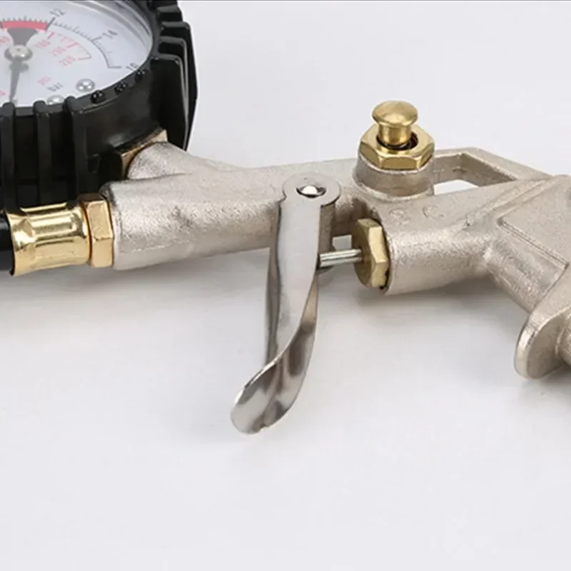 220PSI سيارة قياس ضغط الإطارات مؤشر الانكماش الإطارات السيارات الإطارات التضخم قياس الضغط عالية الدقة متر #6