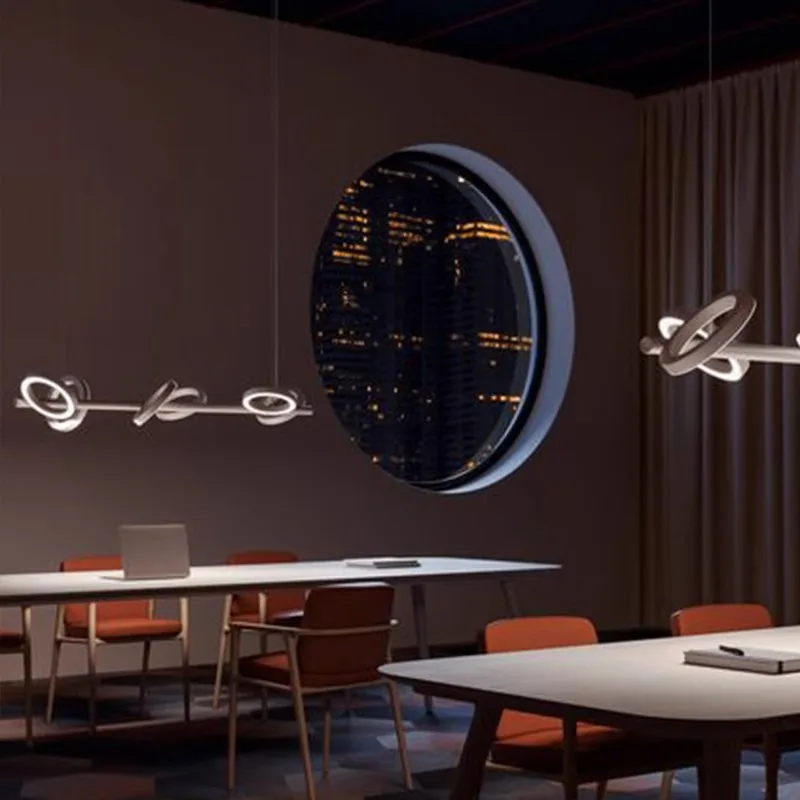 Modern Minimalist Restaurant Pendant Light Art Living Room Table Light Bar Bar Bar Long Pendant Light