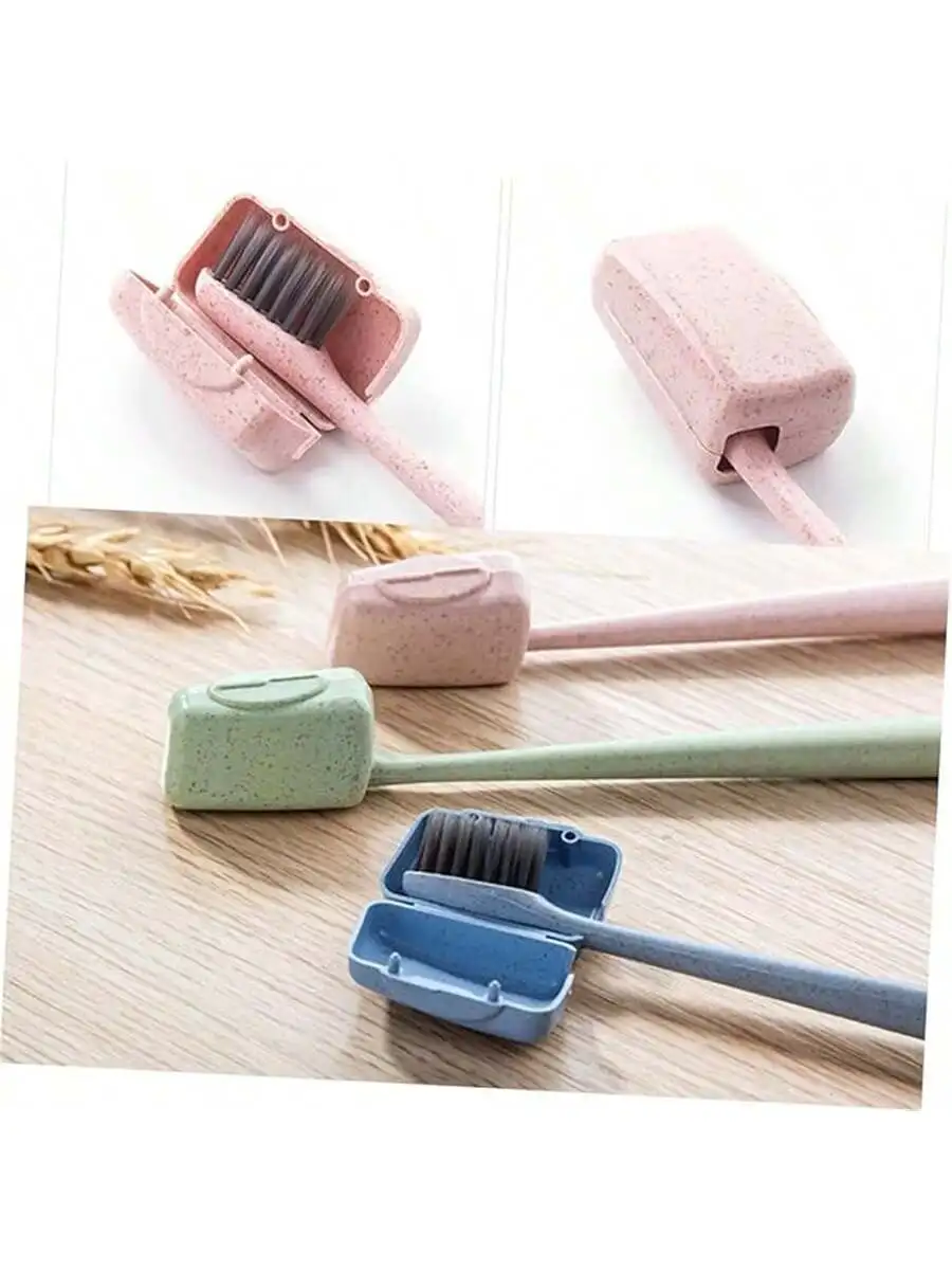 4PCS Toothbrush Head Protective Caps, Portable Toothbrush Covers for Dust Protection, Home, Travel and Camping