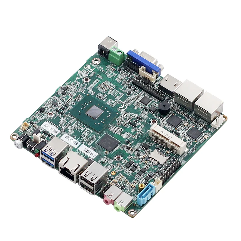 AvaCoreCheap Price Nano Itx Motherboard With CPU N4200 HDMI VGA LVDS/EDP Display Ports 2*LAN 4*USB DDR3 RAM MSATA SSD 1*RS232