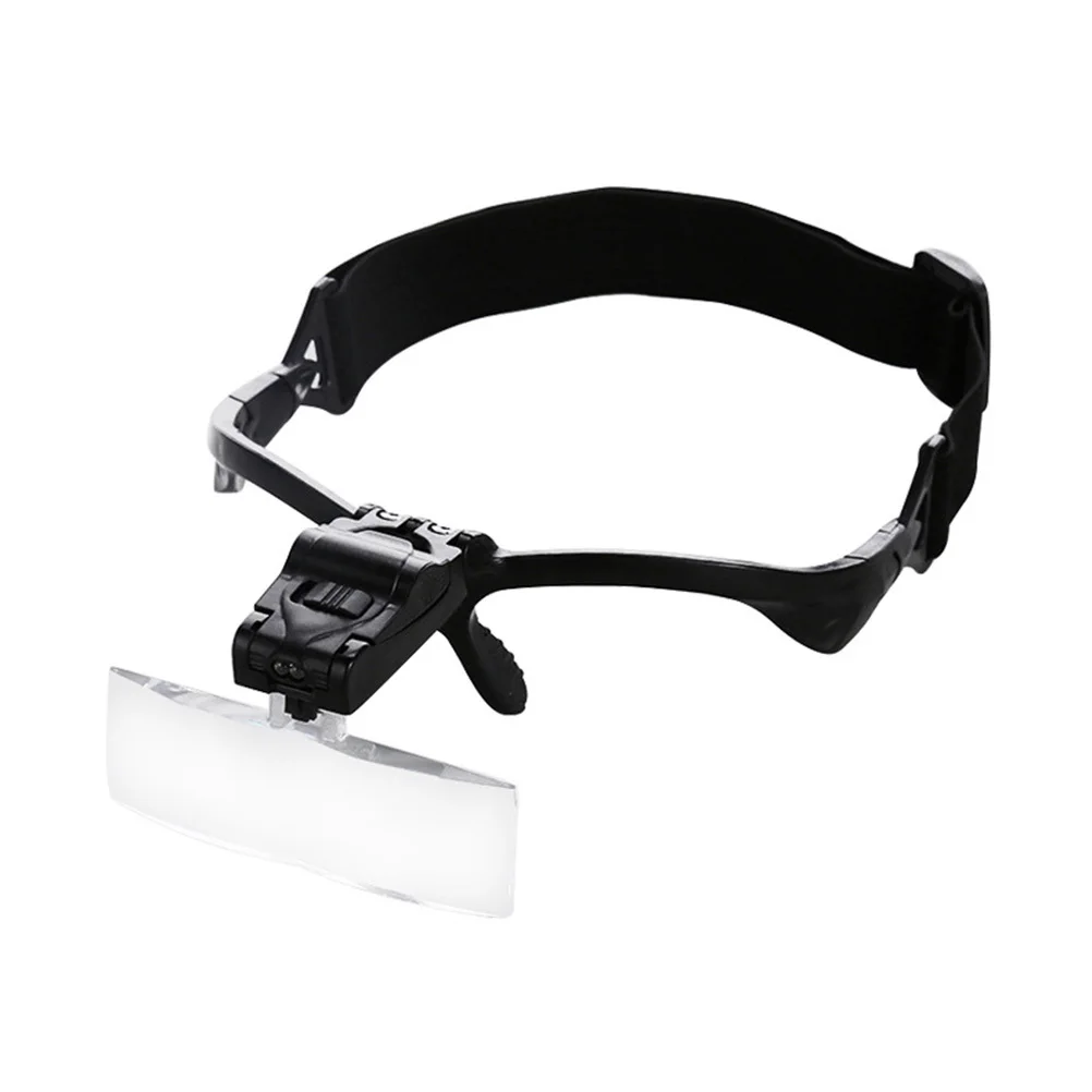 Lampa powiększająca do makijażu z oświetleniem LED do przedłużania rzęs, narzędzie do aplikacji, noszona na czole, jasna lampa, akcesorium kosmetyczne (1 szt.)