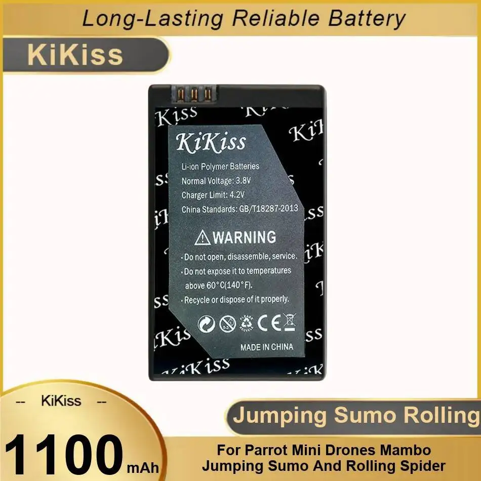 

Jumping Sumo Rolling For Parrot Mini Drone Battery Premium Replacement 1100Mah