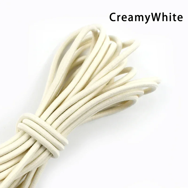 4mm Elastic Cords 5-50M for Hair & Sewing