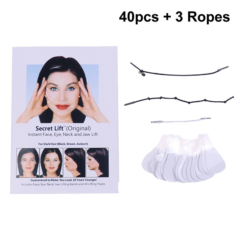 

40Pcs/Set Invisible Thin Face Stickers V-Shape Fast Lifting Facial Lift Up Neck Eye Double Chin Wrinkle Makeup Tape