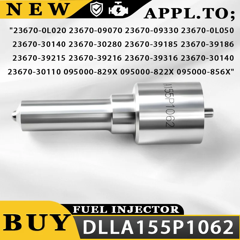 Электрический топливный инжектор Common Rail DLLA155P1062 для Toyota (095000-544) # 095000-592 #   095000-676 # 095000-703 # LG0130