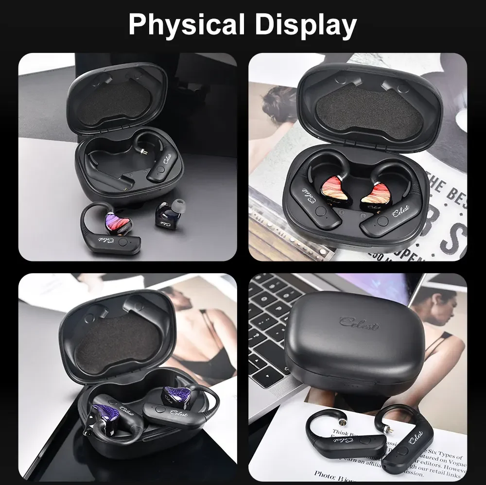 سماعات أذن KINERA Celest T1 True اللاسلكية بتقنية البلوتوث 5.3 HIFI سماعات أذن عالية الدقة لهاتف lgniteX Kuno Celest باللون الأسود