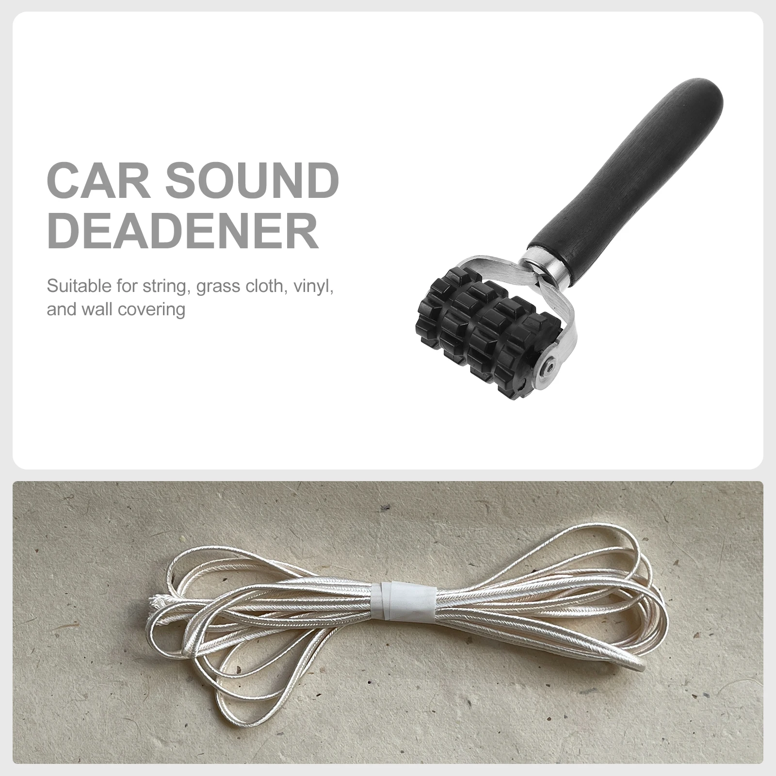 

Sound Car Noise Reducing Tool Insulation Roller Black Noise Reducing Tool Rolling Wheel For Car Mats Interior Vinyl