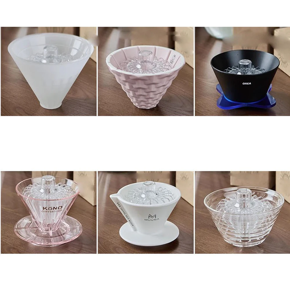 Hand-brewed Coffee Filter Cup Paper Presser Cone-shaped Mountain for V-shaped Origami Filter Cup Paper Dual-use Paperweight