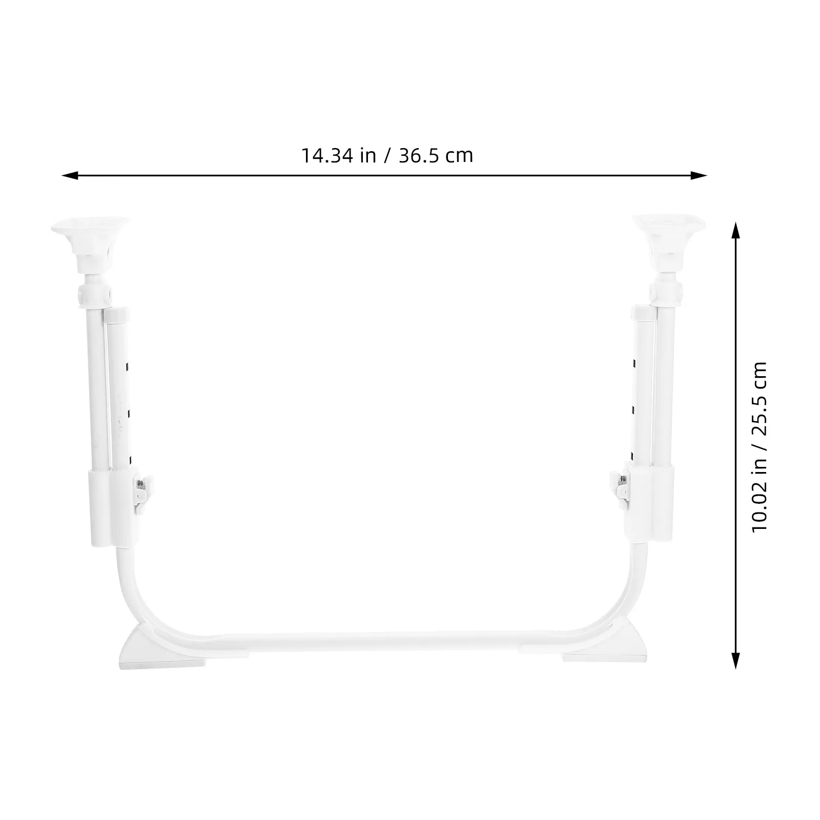 U-Shaped Folding Adjustable Iron Bed Desk Self-Locking Computer Table Legs Replacement For Laptop Tables Home Furniture