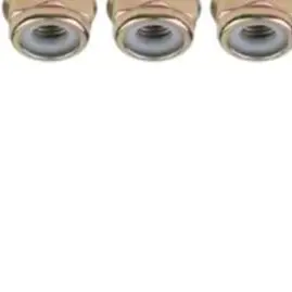 /40pcs /M10x1.25 /Left Hand Thread Brass Nuts For String Trimmer Working Head Reverse Nut Lawn Mower Accessories Garden Equipmen
