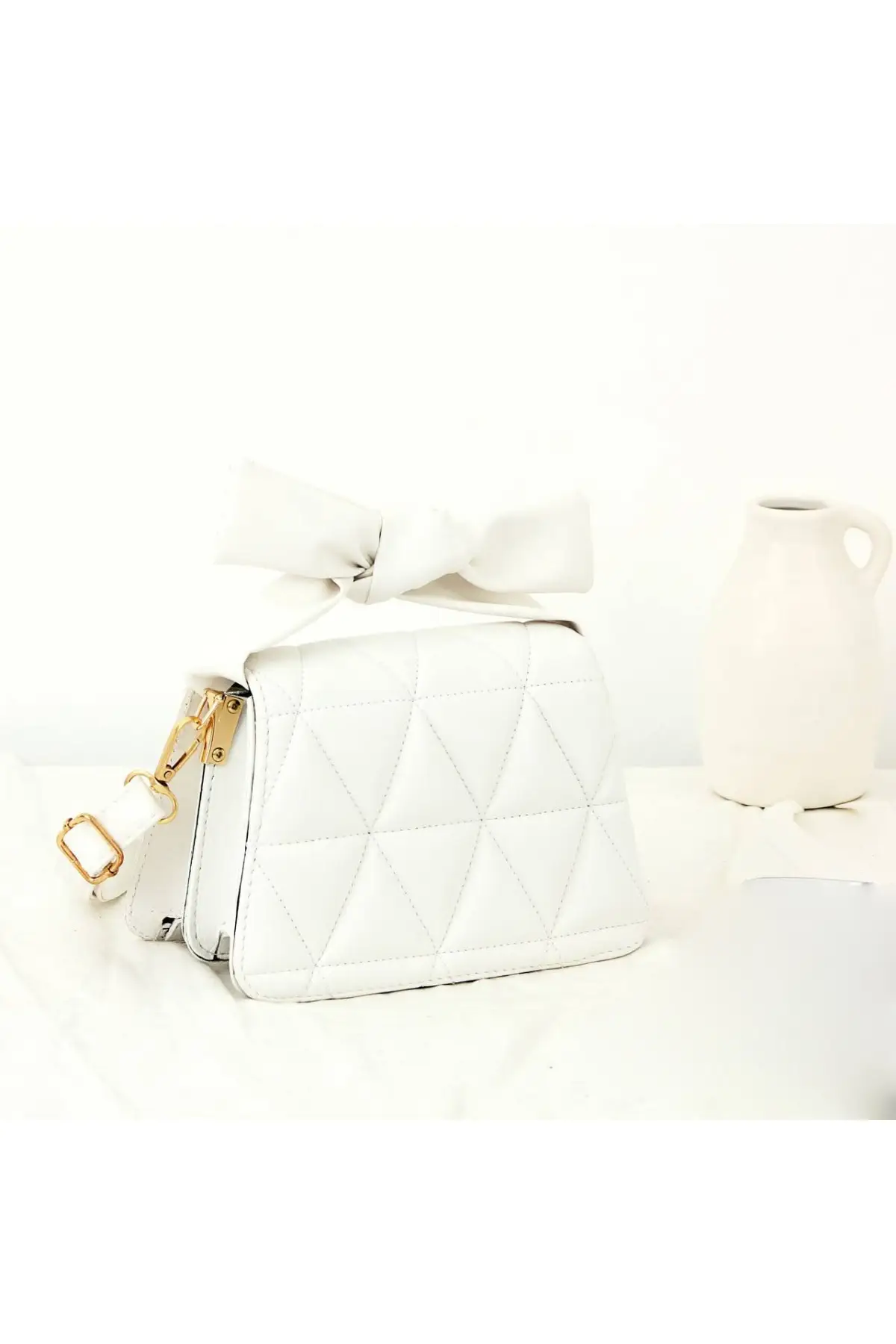 Tas Bahu Pita Tren Mode Kualitas Tas Musim 2022 Wanita Muda Lengan Panjang Berpola