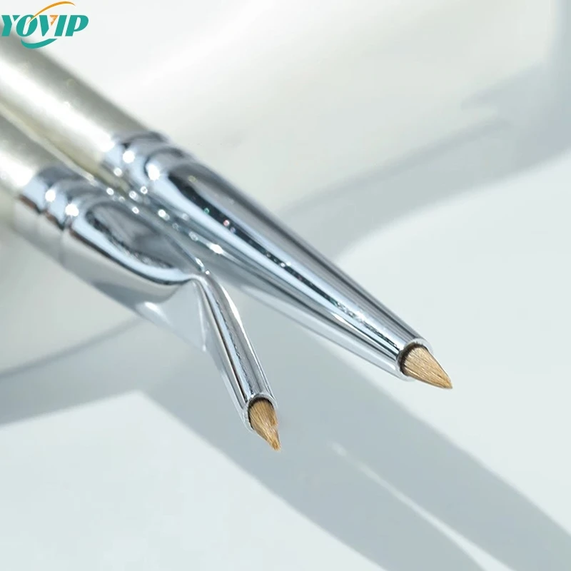 1Pcs Bent Liner Makeup Brushes Angled Eyeliner Brush Eye Brow Tool Detail Eye Liner Precision Cosmetic Tools