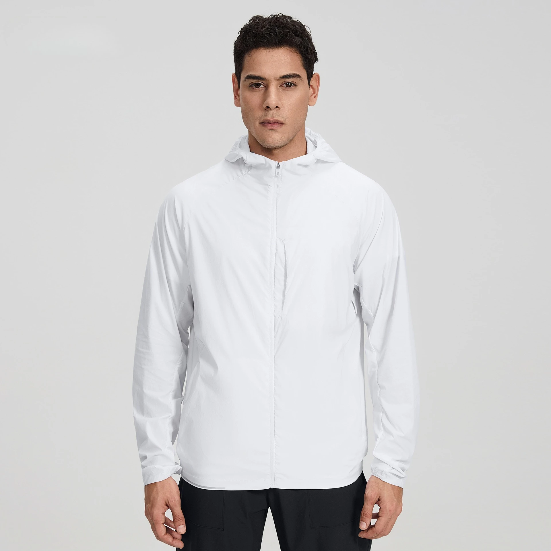 Lemon Quick Dry Hiking Hooded Jacket Men Women Summer Sun Protection Climbing Camping Coat Soft Elasticity Anti-UV