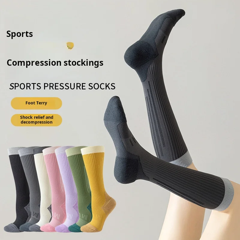 

Sports pressure socks summer new yoga socks non-slip quick dry wicking sweat deodorant running compression socks women's