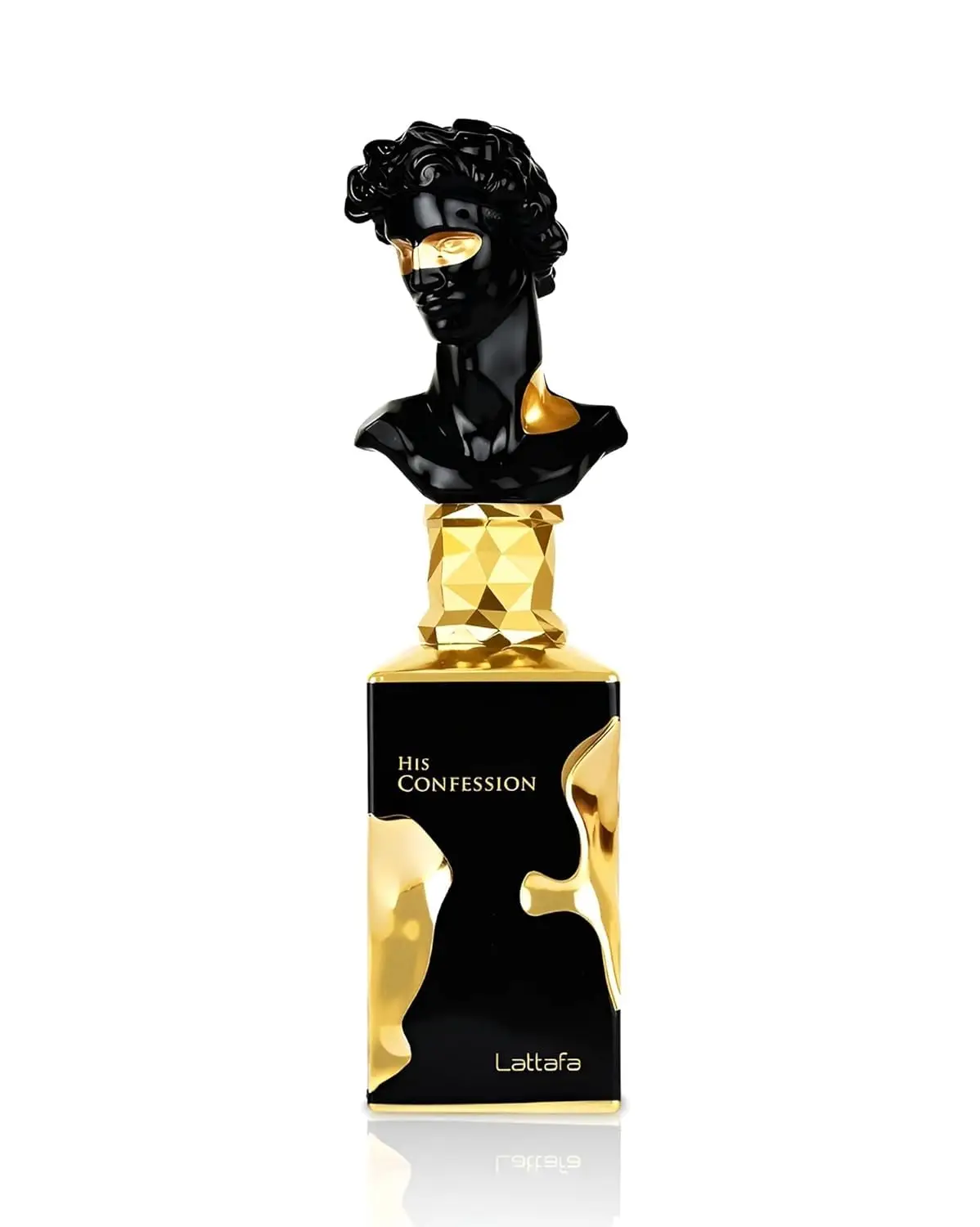 Lattafa His Confession EDP للرجال 3.4 أونصة / 100 مل - هدية كولونيا وودي سبايسي كهرمان طويل الأمد لعيد الميلاد وعيد الشكر #1