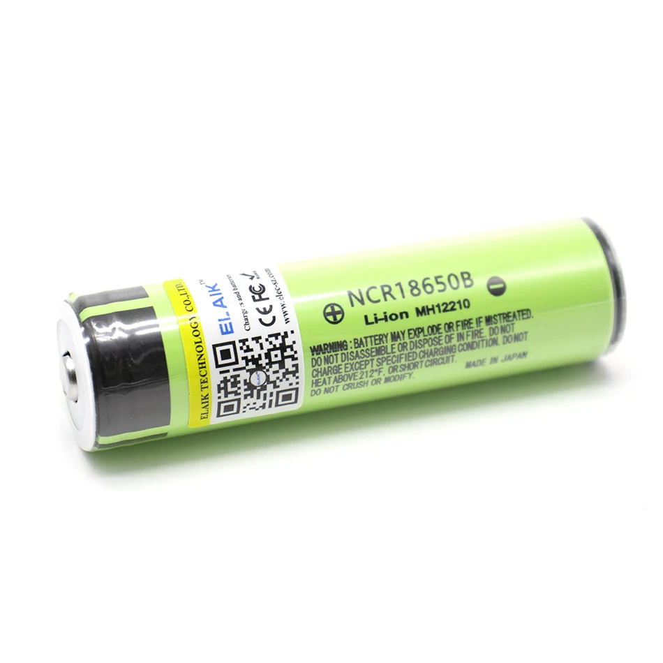 2-20PCS ELAIK Schützen Original 18650 NCR18650B 3400mAh Wiederaufladbare Li-lon batterie mit PCB 3,7 V batterien