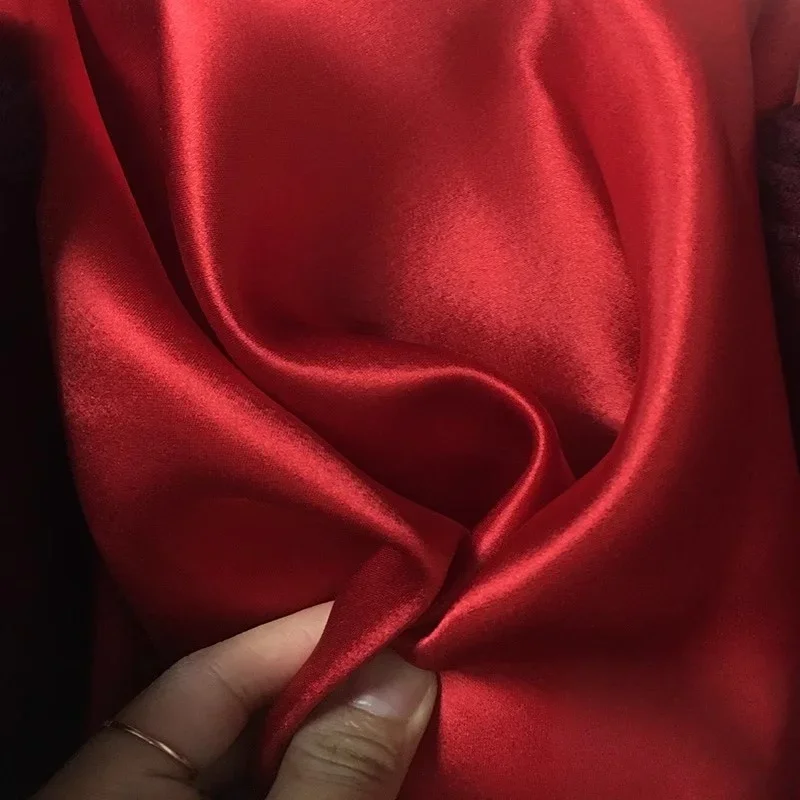 

Selected triacetic acid thickened fabric high-end smooth sewing dress suit cheongsam evening dress satin material