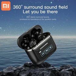 Bluetooth付きTWSワイヤレスヘッドセット,Xiaomi-V8 pro True,Bluetooth,ノイズキャンセル,タッチスクリーンヘッドセット,マイク付き