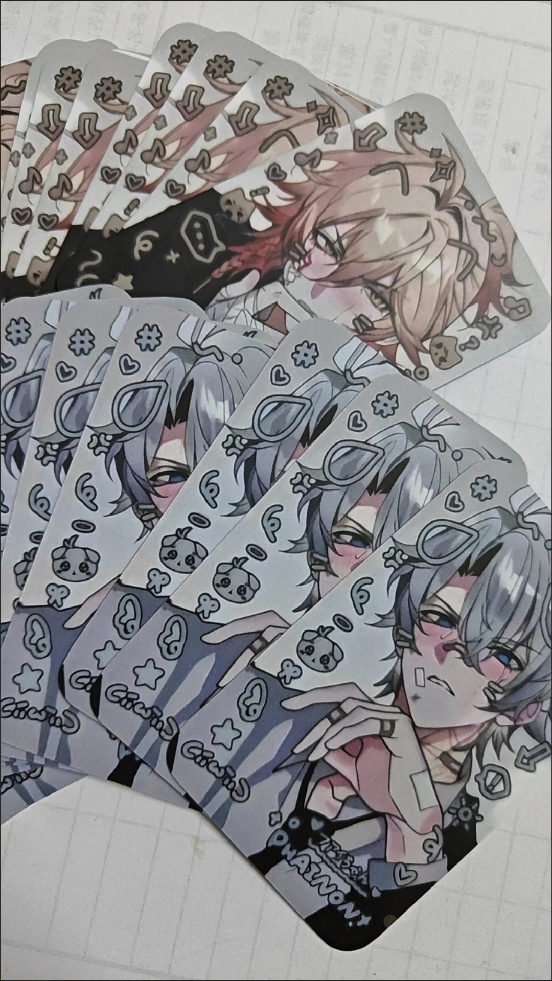 2Pcs/Pack Game Honkai: Star Rail Merch Fans Collection Character Cards Mydei Khaslana Phainon NeiKos496 Birthday Gift