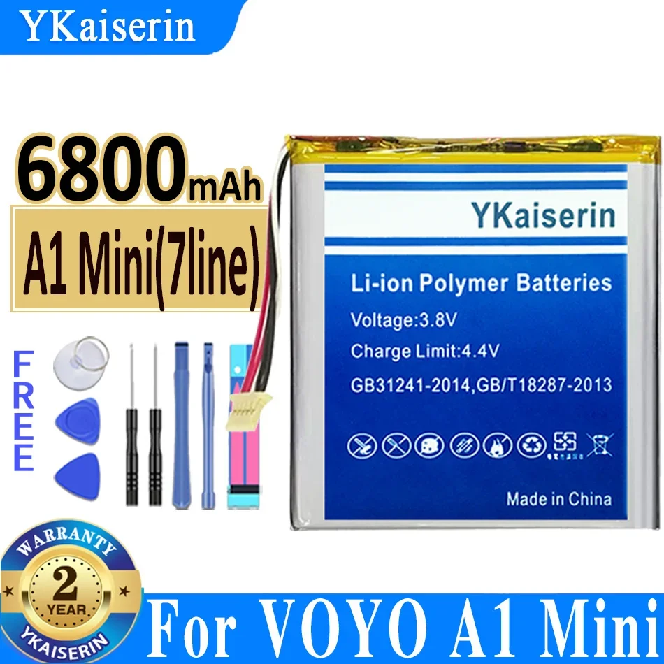 

Аккумулятор ykaisin A1 Mini (7 линий) 6800 мАч для планшетного ПК VOYO A1Mini аккумулятор с 7-проводным разъемом аккумулятор + Инструменты