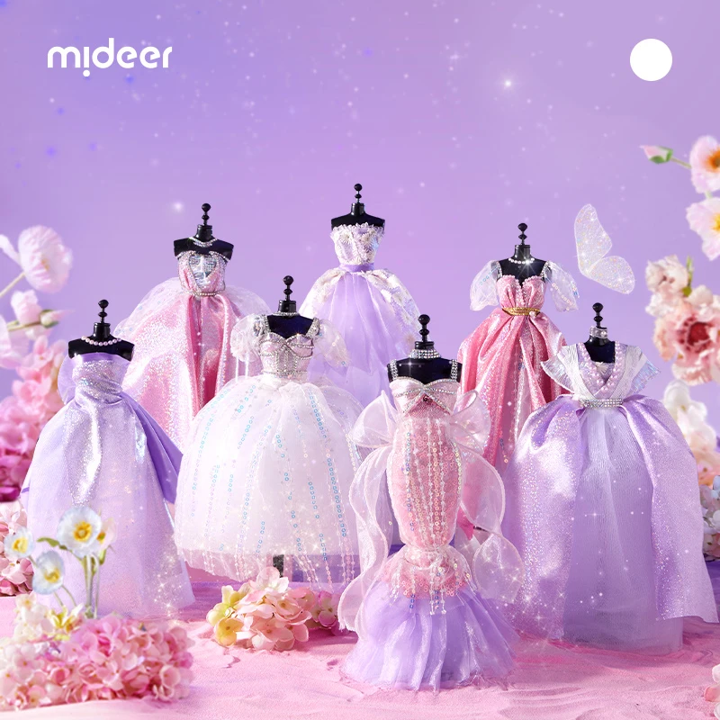 

Mideer Clothing Design House Girls Power Lacing Beads Fantastic Garden Gift Box Girl's Toy High-end Dress Set Princess's Wardrob