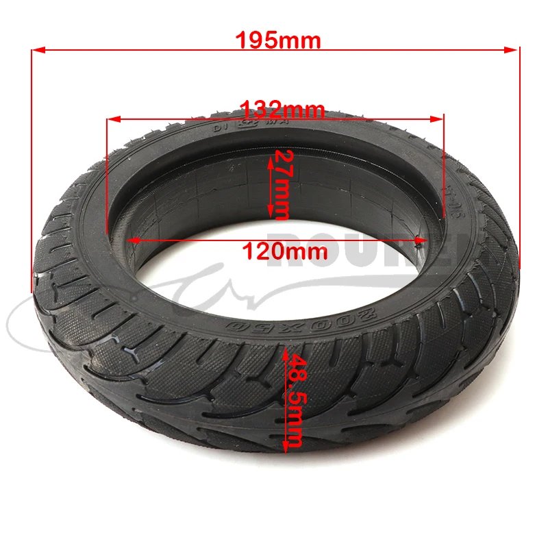 Tire 200x50 For Speedway Mini 4 Pro Speedtrott GX14 Rear Wheel Tyre 8Inch Electric Scooter